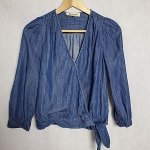 MadeWell Blue Blouse